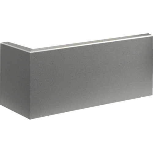 Puerta doble con cristal bari plus blanca 7x2x125cm d 25 Rodapié aluminio de mdf 10 cm con pasacable