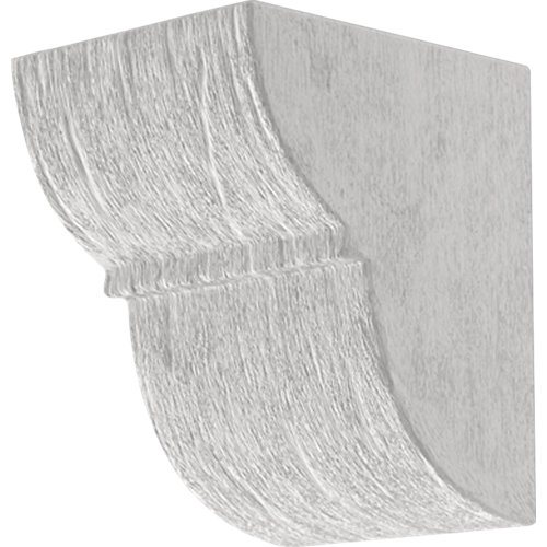 Puerta doble con cristal bari plus blanca 9x125cm (62+62) d 23 Ménsula blanco de 17,5 x 23,5 x 17,5 cm