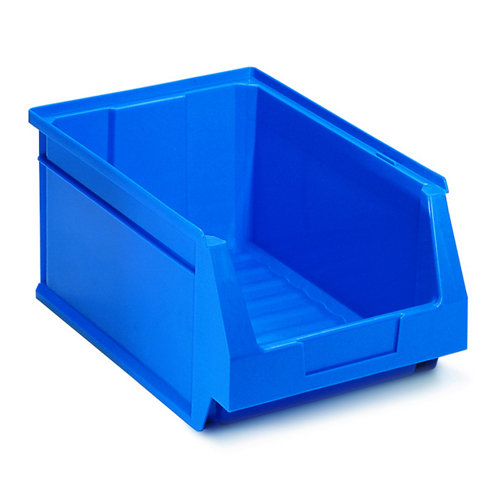 Gaveta de plástico en azul encajable de 16x13x23.6 cm