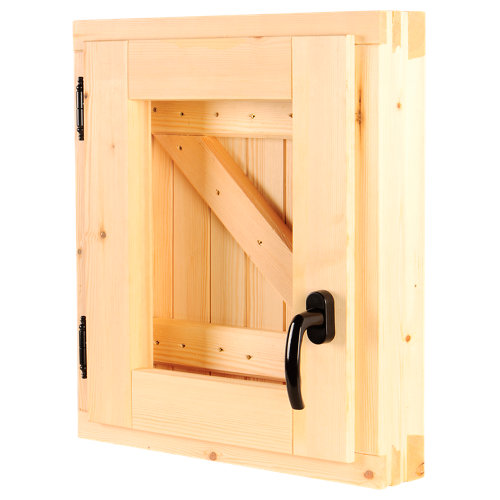 Puerta de interior corredera niza haya de 62.5 cm 26 Ventana de madera practicable de 60x80 cm