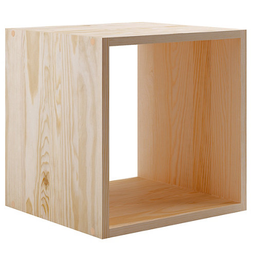 Estantería de madera en kit dinamic de 36 2x36 2x33 cm y 50 kg max  por balda