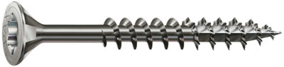 25 tornillos para madera de acero de 4,5x50 mm