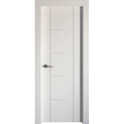 Puerta noruega blanco de apertura derecha de 72.5 cm