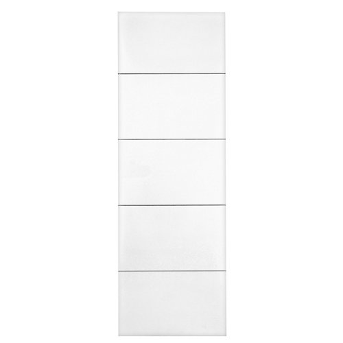 puerta niza wengué de apertura izquierda de 62.5 cm 24 Puerta de interior corredera lucerna blanco