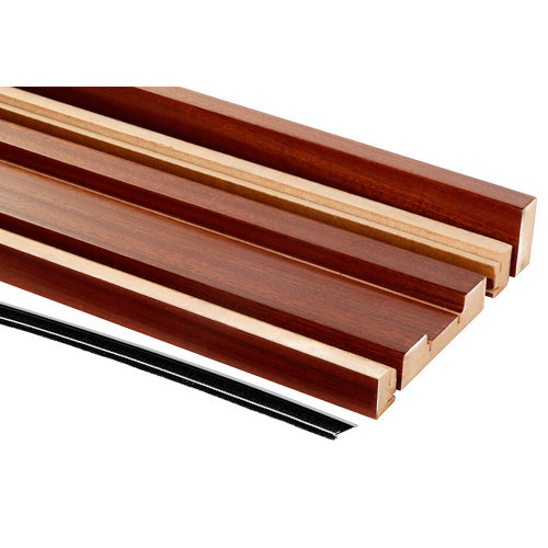 puerta niza sapelly de apertura derecha de 125 cm 23 Kit de moldura para casoneto 105 de mdf sapelly para puerta corredera