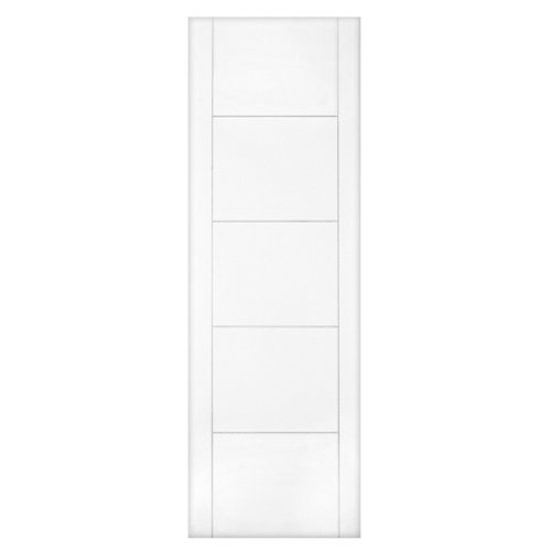 Puerta de interior corredera noruega blanco de 72.5 cm