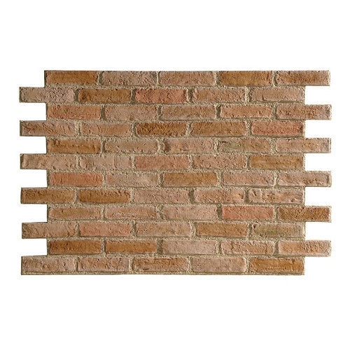 Panel decorativo bricopol ladrillo caravista marrón 118x93 cm