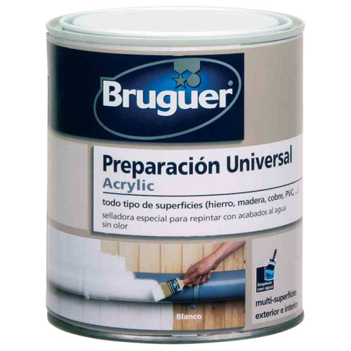 Imprimación - selladora universal bruguer de 0,25l color blanco