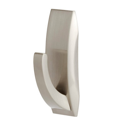 Gancho adhesivos de metal niquelado de 25x65 mm · LEROY MERLIN