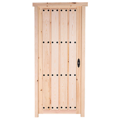 Zócalo mdf artens 8 cm gris mod006 25 Puerta de entrada madera para barnizar izquierda de 95x210