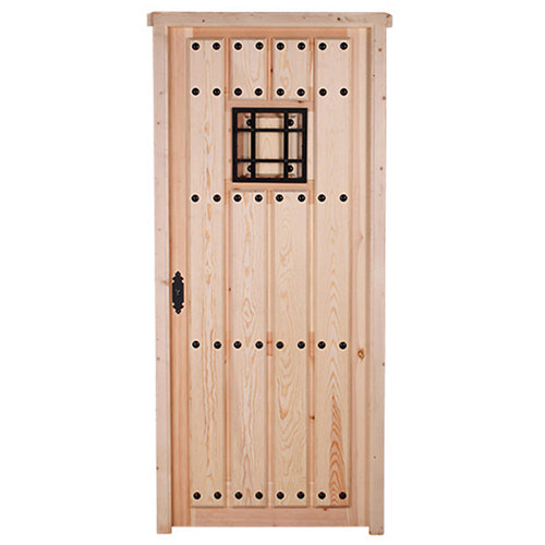 Balconera pvc blanca abatible izquierda 90x200 cm 26 Puerta de entrada madera para barnizar derecha de 95x210 cm
