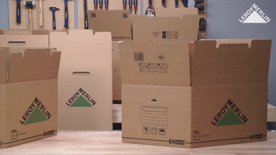Ordena tu trastero con cajas cartón: genial para el almacenaje | Leroy Merlin