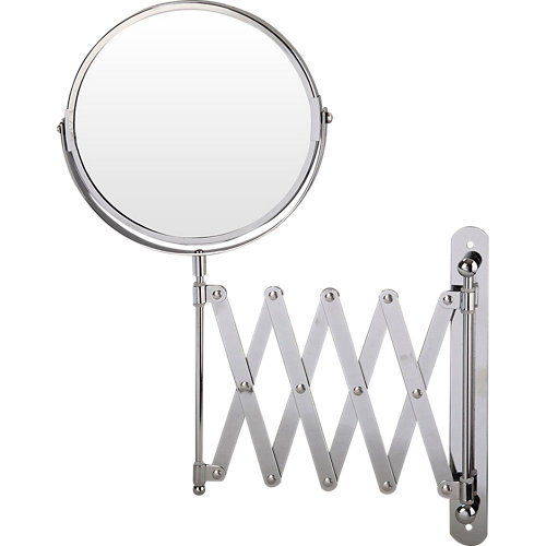 Espejo cosmético x 3 gris /plata