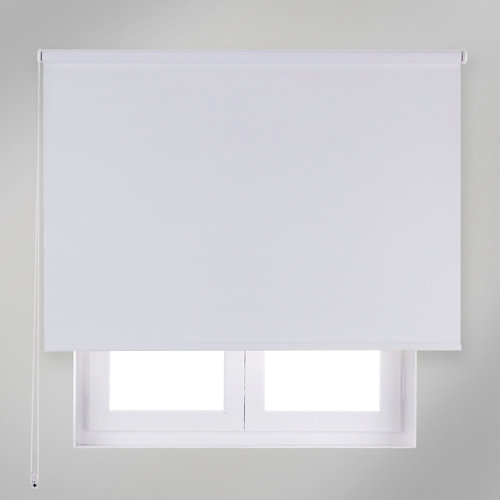 Estor enrollable opaco nash blanco de 104x190cm