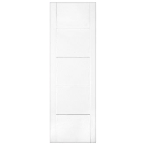 Puerta de entrada metálica saga blanco derecha blanco de 90x210 cm 25 Puerta de interior corredera noruega blanco de 62.5 cm