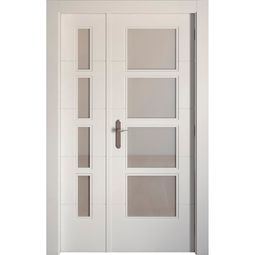 Puerta lucerna blanco de apertura derecha de 125 cm