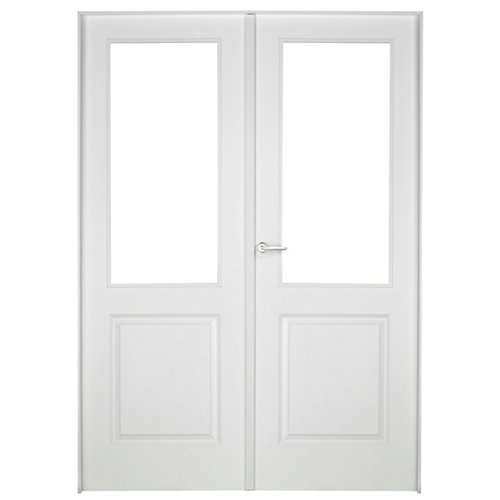 Puerta bonn blanco de apertura derecha de 145 cm