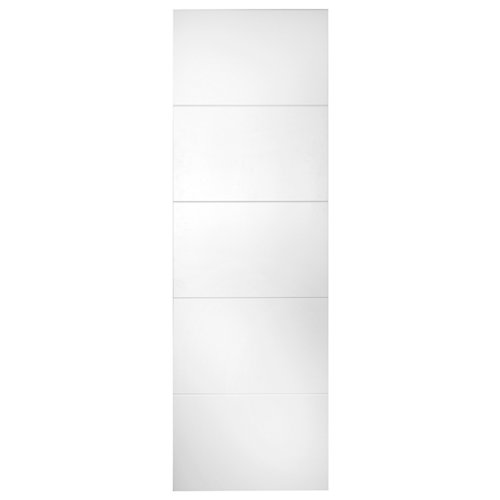 Puerta de interior corredera lucerna blanco de 62.5 cm