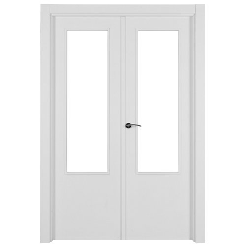 puerta marsella blanco de apertura izquierda de 82.5 cm 25 puerta lyon blanco de apertura derecha de 125 cm