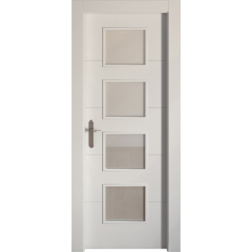 Toldo altea manual blanco 600x300 cm gris 23 puerta lucerna blanco de apertura derecha de 82.5 cm