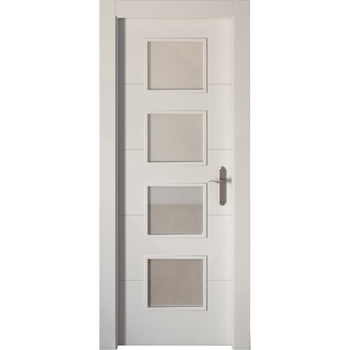 Puerta de interior corredera canarias haya de 82.5 cm 24 Puerta de interior abatible vidriera de apertura izquierda de 72.5 cm