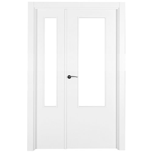 puerta lyon blanco de apertura derecha de 105 cm