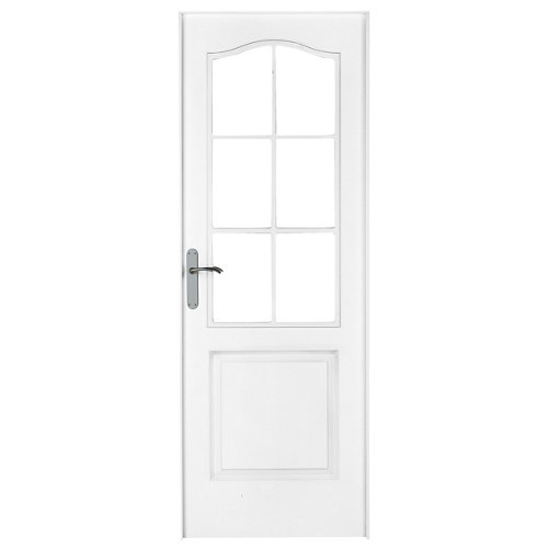 Puerta praga blanco de apertura derecha de 72.5 cm