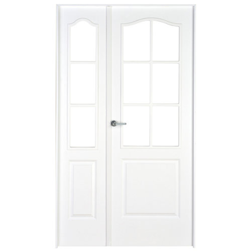 puerta praga blanco de apertura derecha de 105 cm