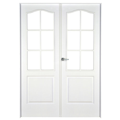 puerta praga blanco de apertura derecha de 145 cm