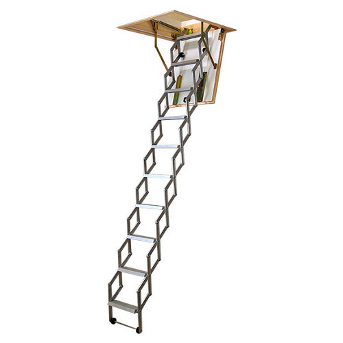 Toldo marbella brazo punto recto motorizado sin cofre blanco y tela gris 4,5x1m 23 Escalera escamoteable tijera mini aluminio medida cajon pino aislado 70x60cm