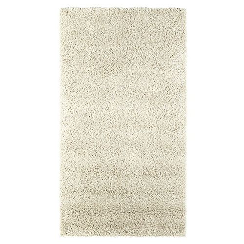 Alfombra blanca polipropileno shaggy norge bl 160 x 230cm