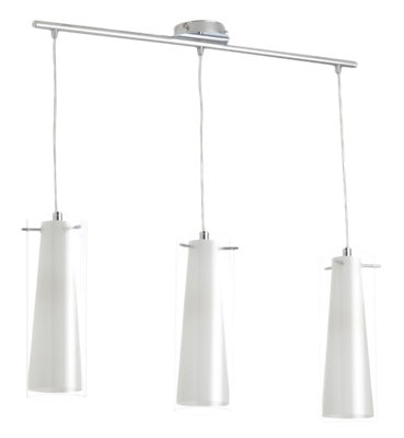 Lámpara de techo Pinto blanca 3 luces · LEROY MERLIN