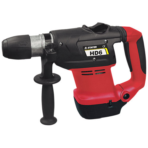 Martillo perforador sds plus stayer de 6 julios y 1500 w de potencia
