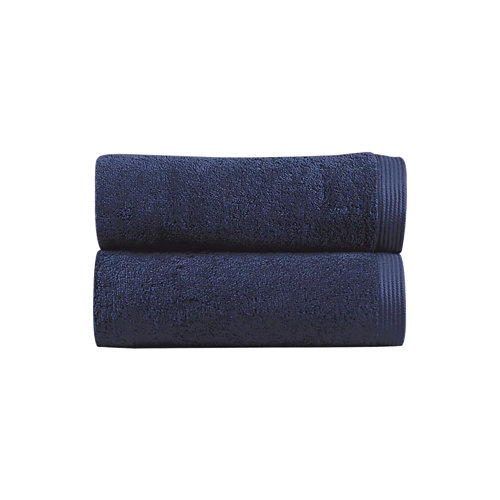 Toalla de algodón azul 70 x 140 cm