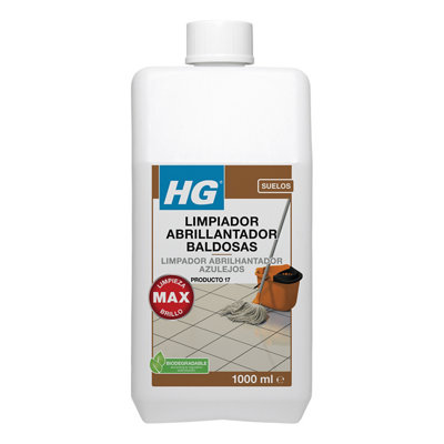 Limpiador abrillantador uso diario baldosas HG de 1L · LEROY Productos de limpieza para suelos · LEROY MERLIN