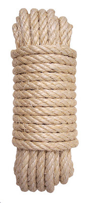Cuerda de Fibra Natural Seilwerk STANKE Cuerda de Yute Cuerda Decorativa 6mm 10m 