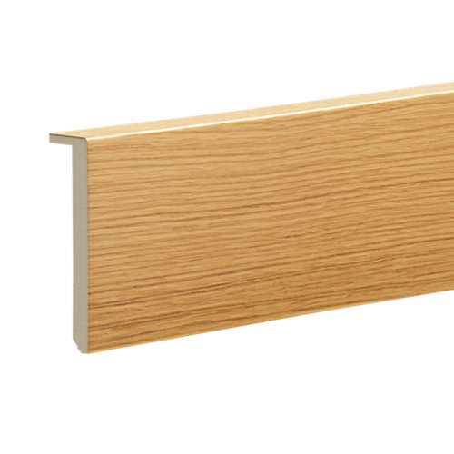 Armario spaceo home lucerna roble corredera interior gris 240x160x60cm 26 Cubrecanto en l mdf roble 12x244x3 cm
