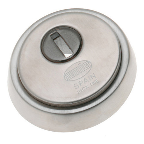 Escudo de seguridad para cilindro de acero templado en plata