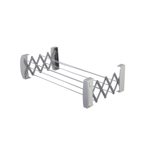 Tendedero barras extensible para pared de aluminio de 60x54 cm
