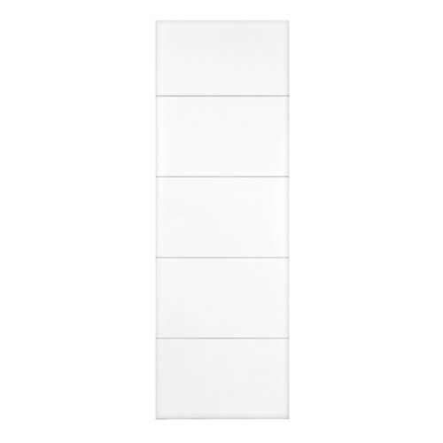 Puerta de interior corredera holanda blanco de 62.5 cm