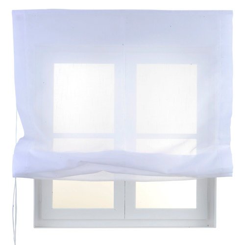 Estor plegable blanco flamen 165x250 cm