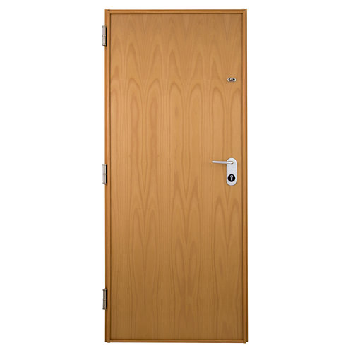 puerta bosco gris de apertura izquierda de 82.5 cm 27 Puerta de entrada acorazada serie v derecha haya de 89x206 cm