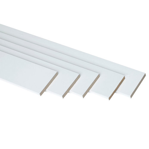 Balconera pvc artens nogal oscilobatiente persiana 120x229 cm guía 28 Kit de 5 jambas de madera lisa blanco 70 x 10 mm