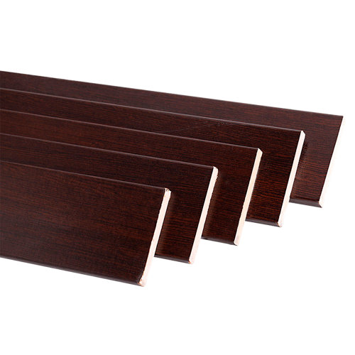 Puerta ciega berna azabache 9x82,5 cm i 24 Kit de 5 jambas de mdf wengue 70 x 10 mm