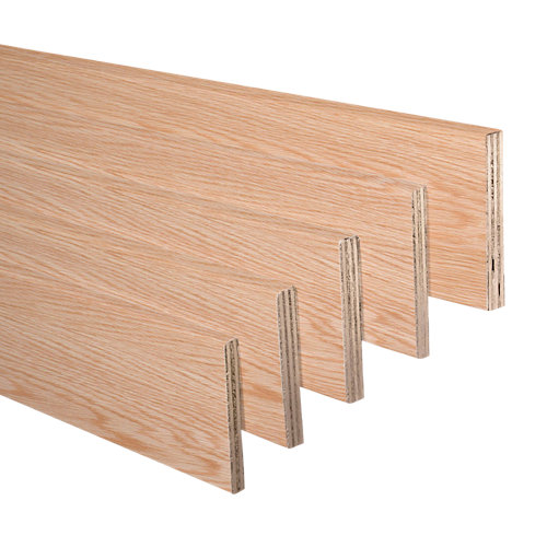 Pack de 5 jamba de mdf roble 90 x 10 mm