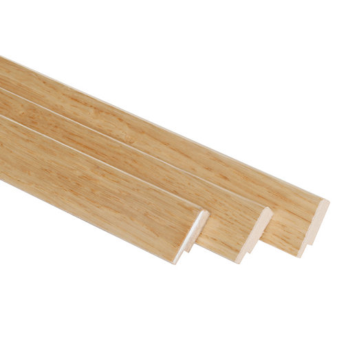 Pack de 3 molduras mdf roble 30 x 10 mm