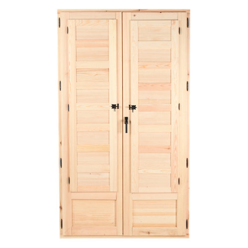 Puerta de interior corredera niza sapelly de 82.5 cm 23 Balconera de madera practicable de 120x210cm