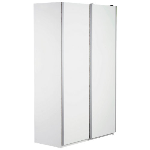 Armario spaceo home mallorca gris abatible interior textil 240x160x60cm 27 Puerta corredera de armario mallorca blanco de 60x228 cm
