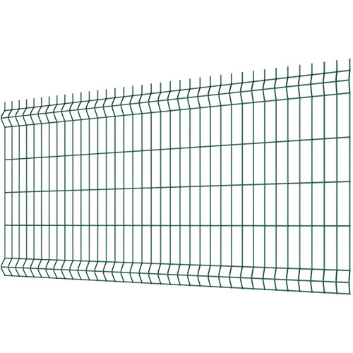 Panel soldado de acero galvanizado plastificado verde 1.5x2 m