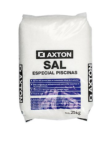 Saco de sal granulada para cloración salina AXTON 25 · LEROY MERLIN